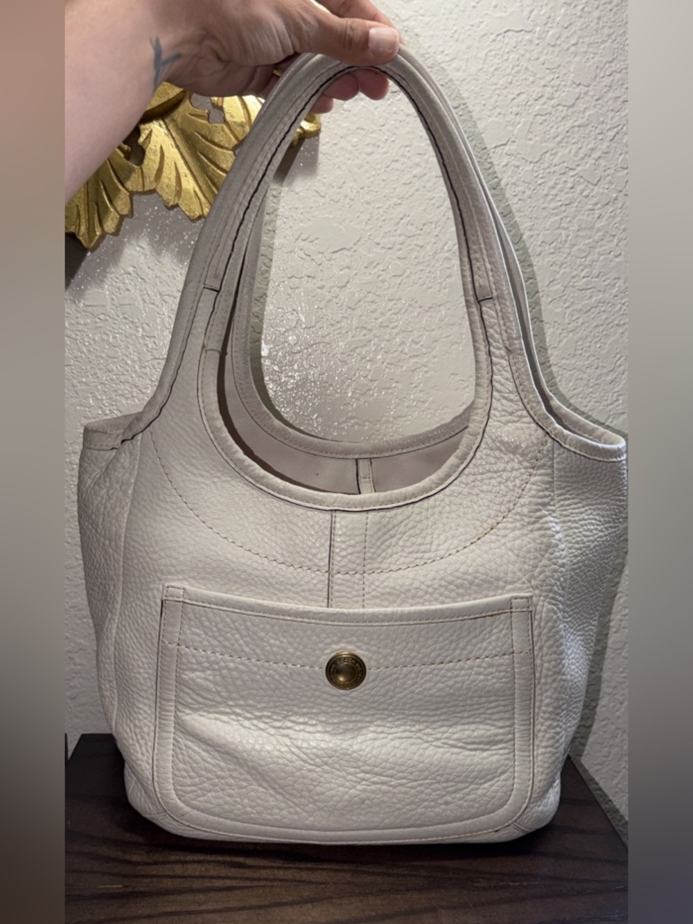 Coach Ergo Legacy Hobo Vintage White Shoulder Bag